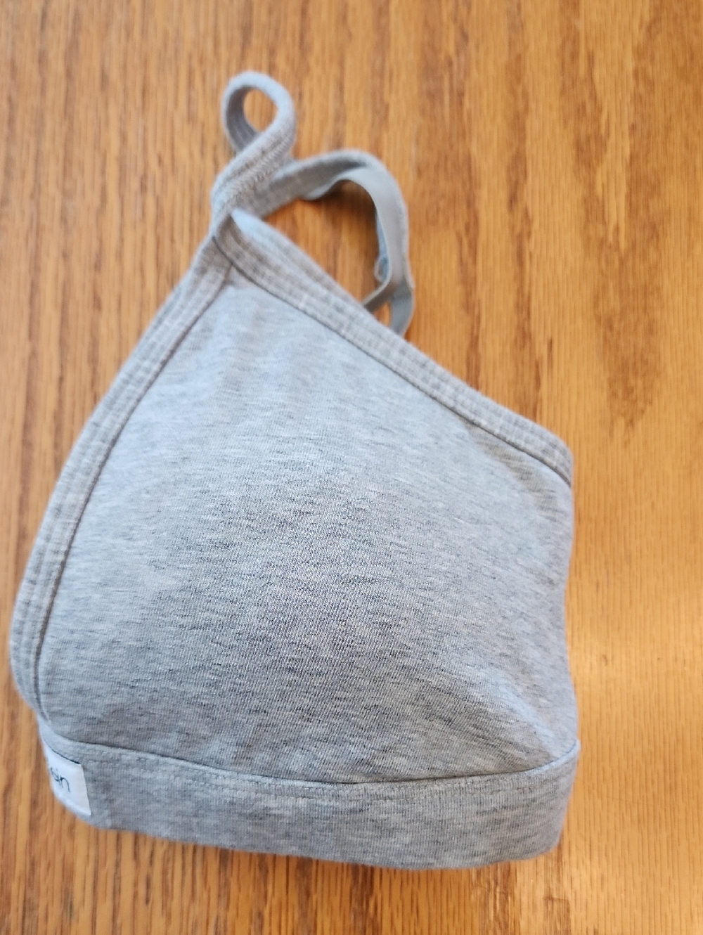 Calvin Klein Heather Gray Triangle Bralette - Women's Intimates - Picture 11 of 15